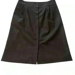 VTG Brook Brothers 100% wool dark brown pencil skirt vitale barberis canonicalo